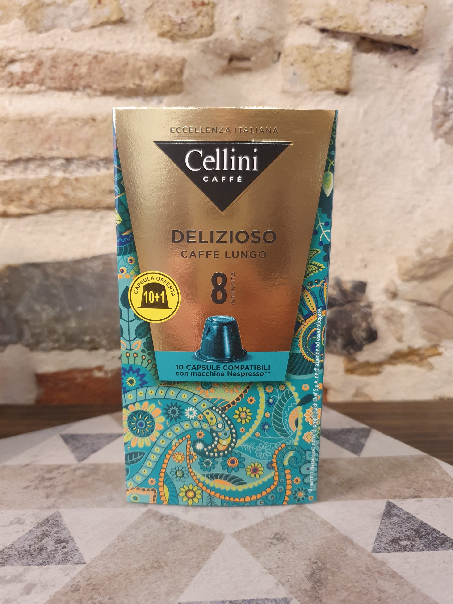 CAFE CELLINI DELIZIOSO N°810+1 Capsules compatibles Nespresso - Piccole  Cose Bottega e Pasta Fresca