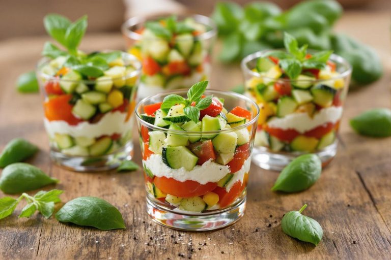 Je ne m’en lasse pas : mes verrines courgettes-tomates-fromage frais, express et délicieuses.jpg