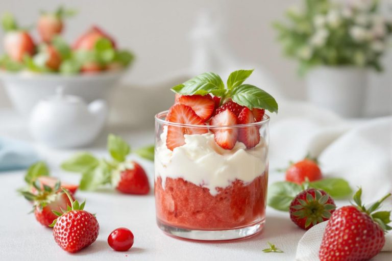 Un dessert de printemps aux fraises avec seulement 2 ingrédients.jpg