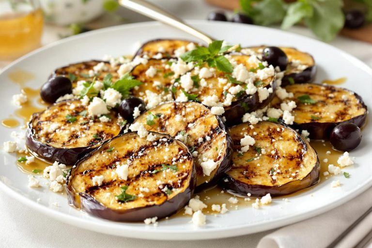 Aubergines grillées à la feta, une entrée d'été incroyable.jpg