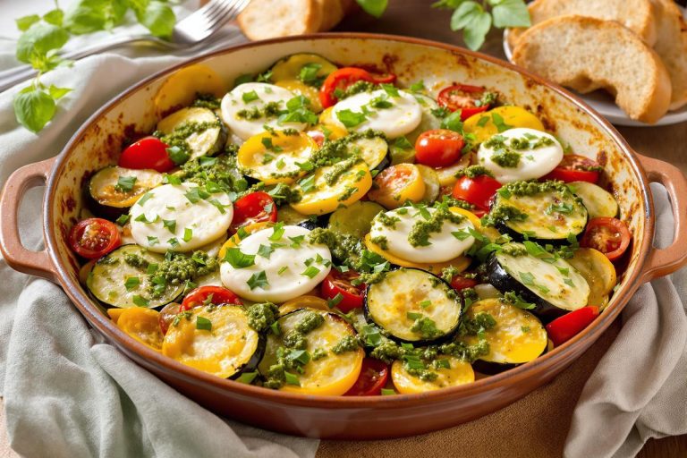 Recette de tian de légumes, pesto et mozzarella.jpg